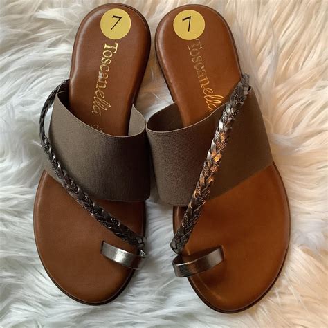 toscanella sandals sold at marshall's.